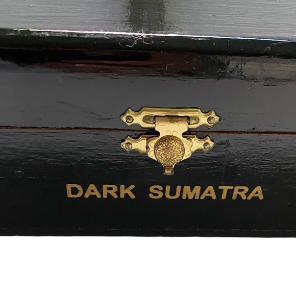 One of a kind tasseled , beaded handle cigar box purse - Picture 9 of 9